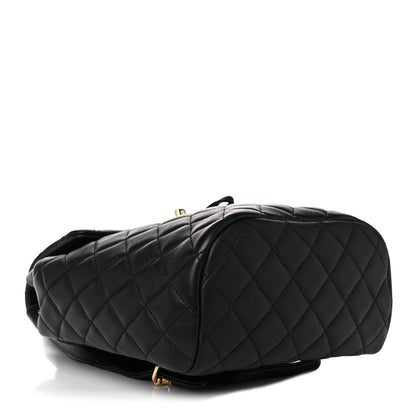 Chanel Calfskin Quilted Mini Urban Spirit Backpack Black 4 of 11