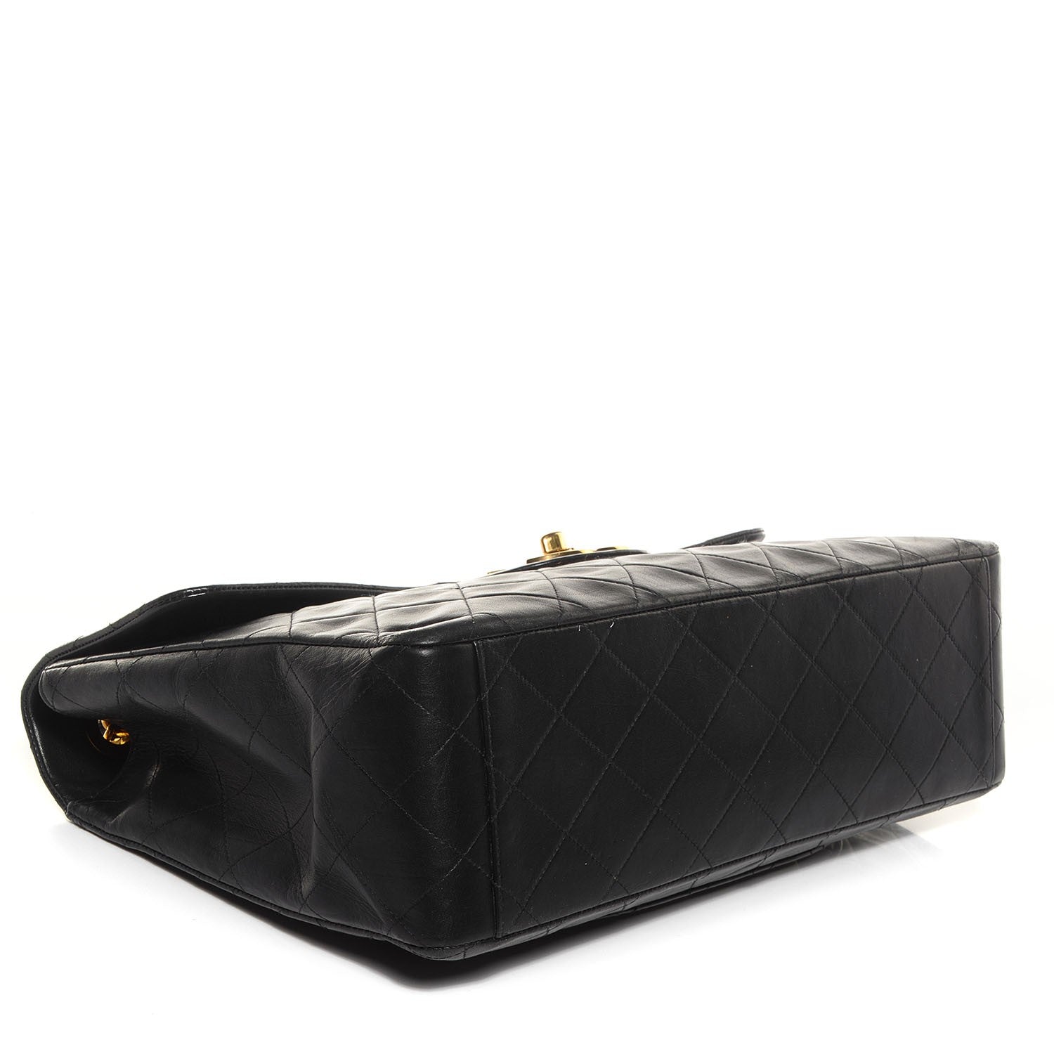 Chanel Lambskin XL Jumbo Flap Black 4 of 10