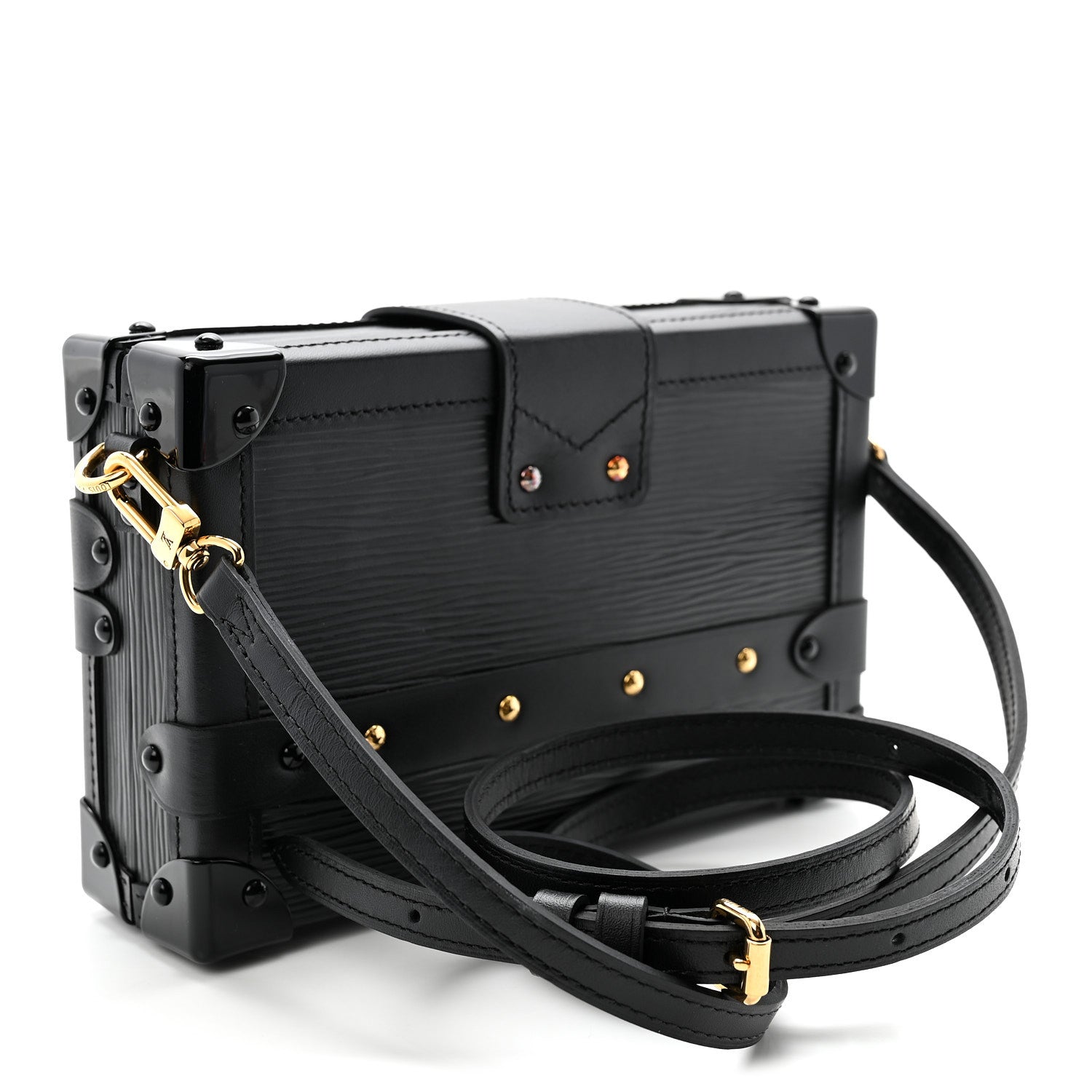 Louis Vuitton Epi Petite Malle Black 3 of 10