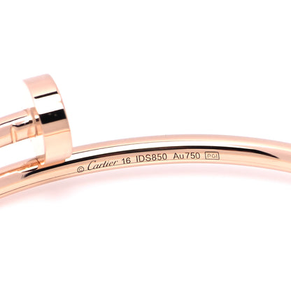 Cartier 18K Pink Gold Small Juste Un Clou Bracelet 16 4 of 5