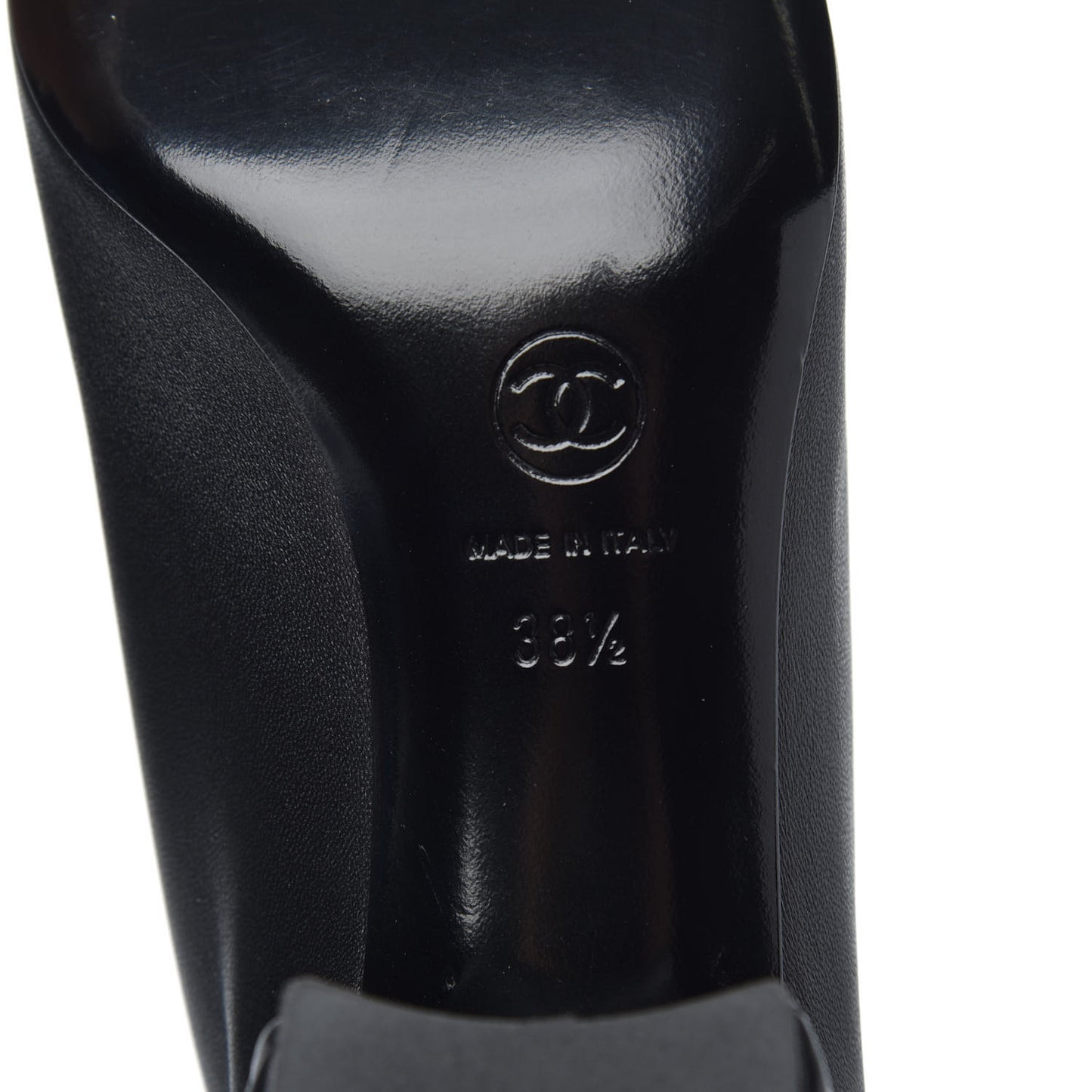 Lambskin Quilted Reissue Knee High Tall Boots 38.5 Black