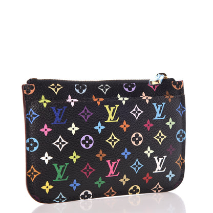Louis Vuitton Monogram Multicolor Key Pouch Black Grenade 3 of 7