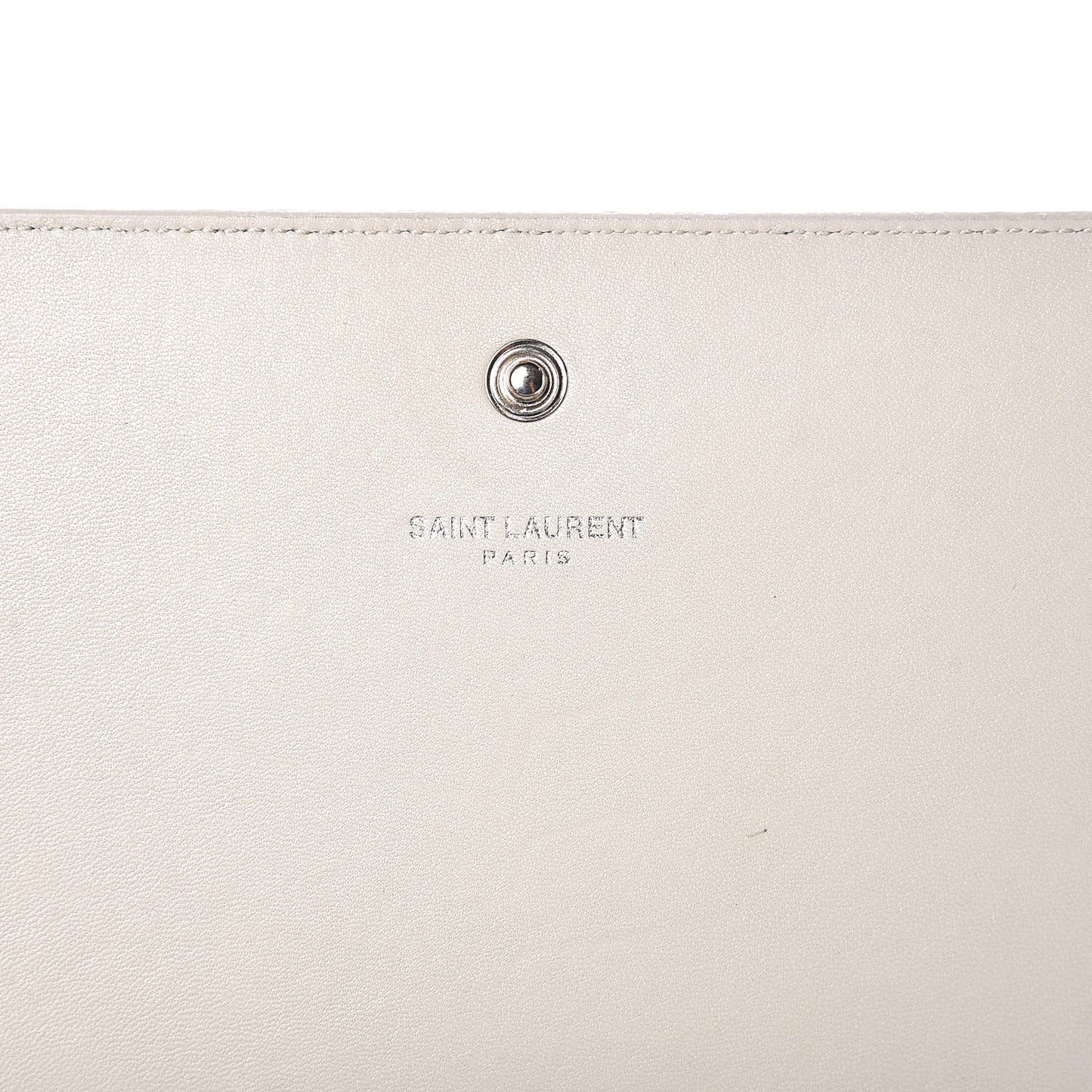 Calfskin Crocodile Embossed Monogram Kate Wallet on Chain Perle