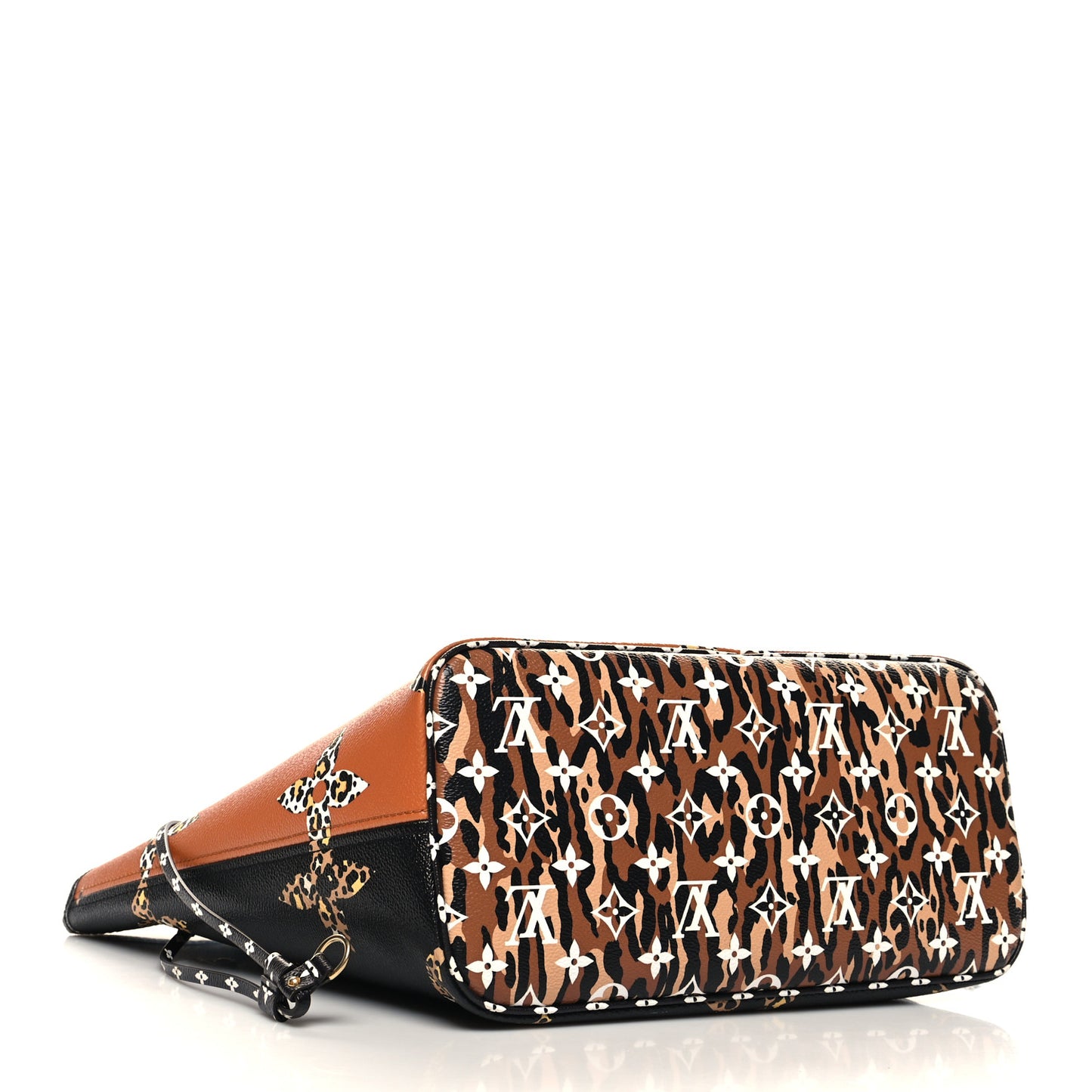 Monogram Giant Jungle Neverfull MM Black