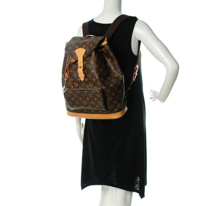 Louis Vuitton Monogram Montsouris GM Backpack 2 of 7