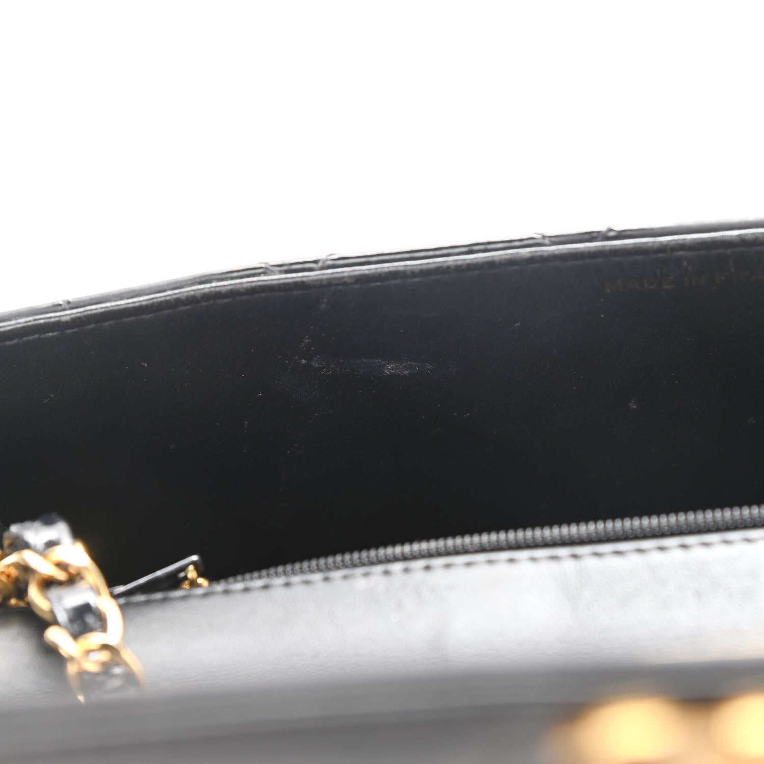 Chanel Patent Quilted Medium Single Flap Bag Black 21 of 22