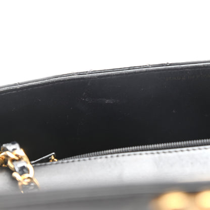 Chanel Patent Quilted Medium Single Flap Bag Black 21 of 22