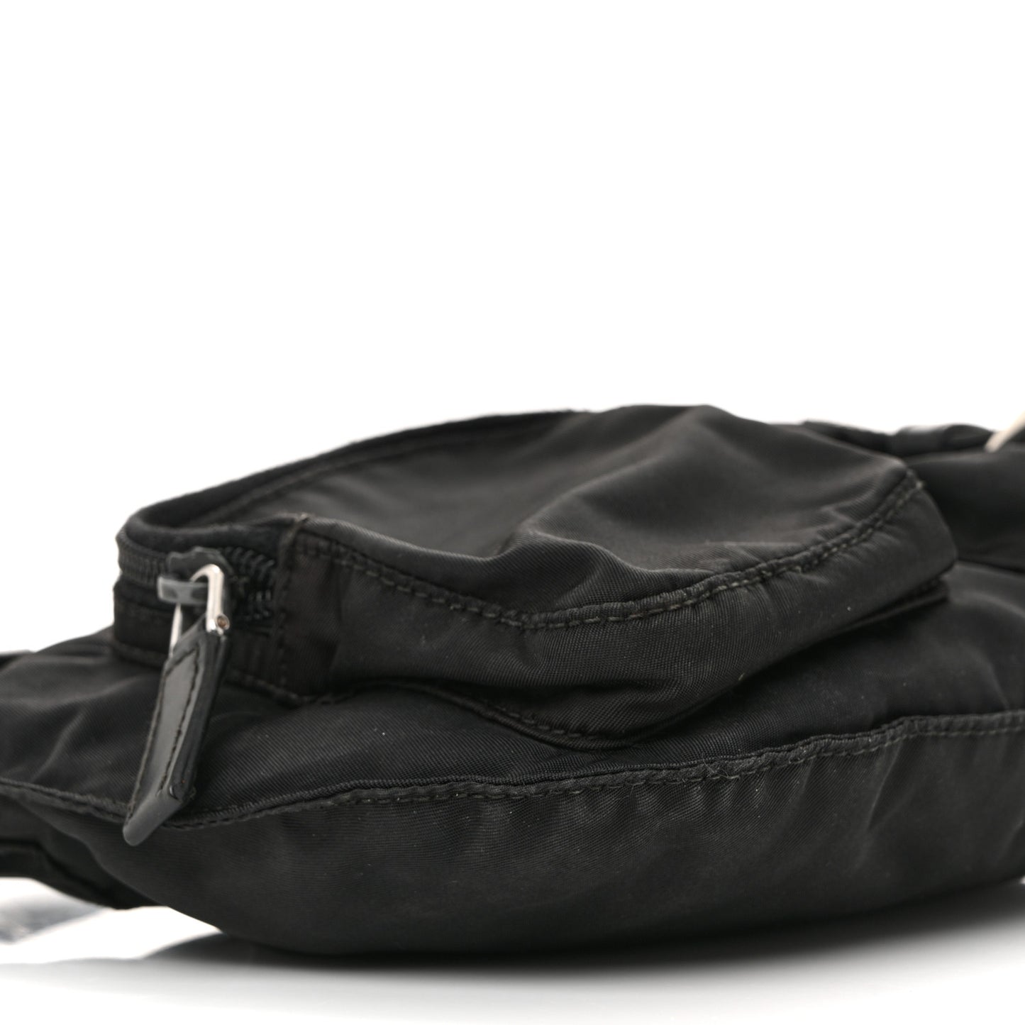 Tessuto Nylon Multi Pocket Belt Bag Black