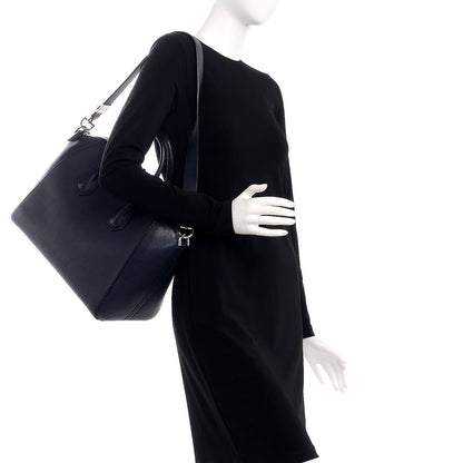 Givenchy Sugar Goatskin Medium Antigona Navy 2 of 10
