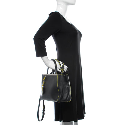 Fendi Vitello Elite Petite 2Jours Tote Black 3 of 10