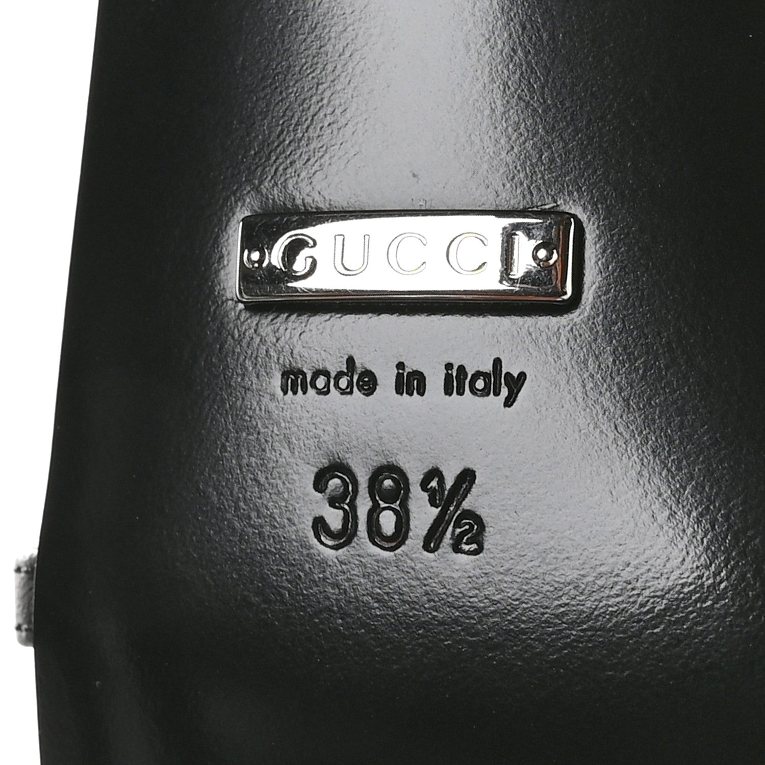 Gucci Tela Retino Nappa Charlotte Crystal GG Monogram Square G 75mm Slingback Pumps 38.5 Black 7 of 8