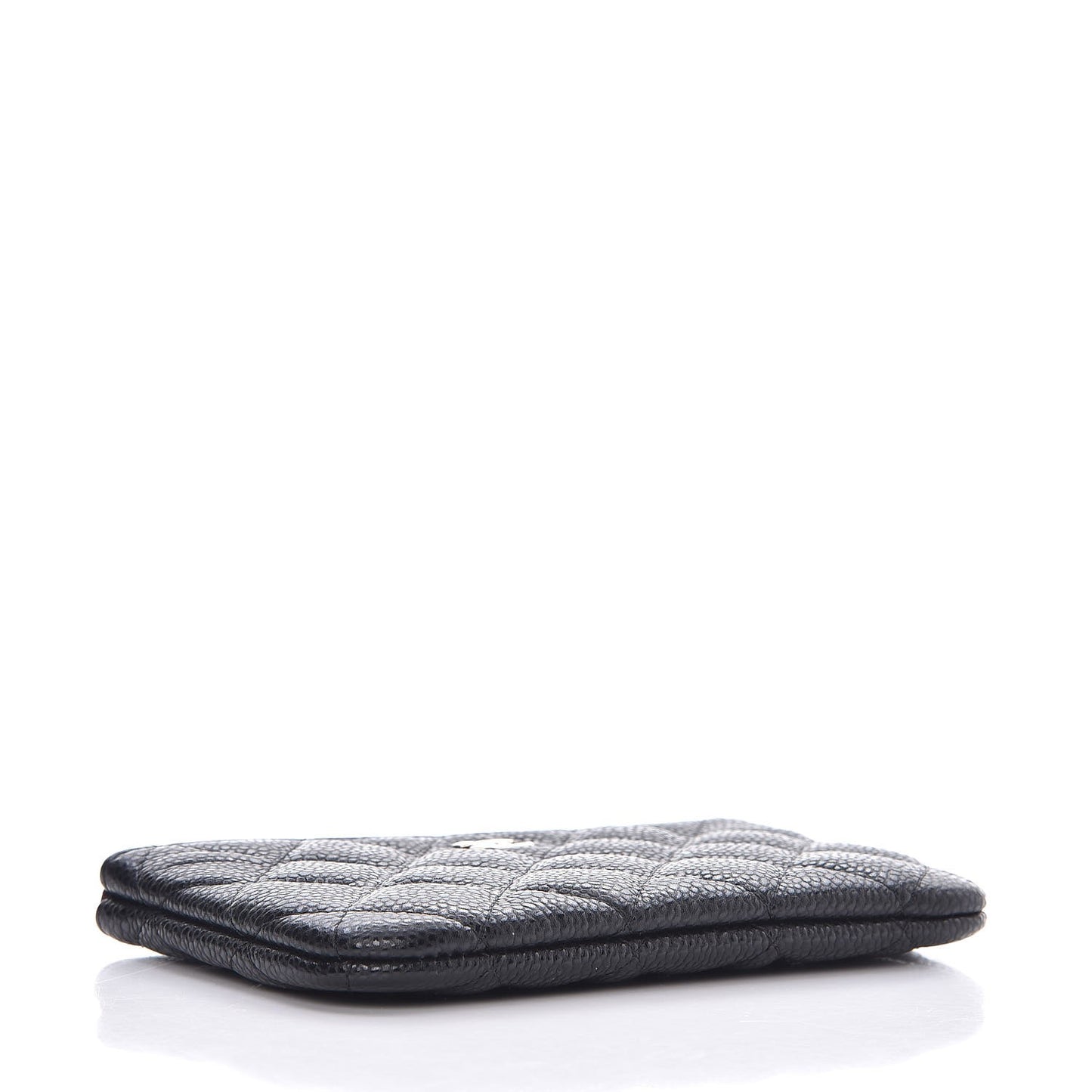 Caviar Quilted Small Cosmetic Case Black