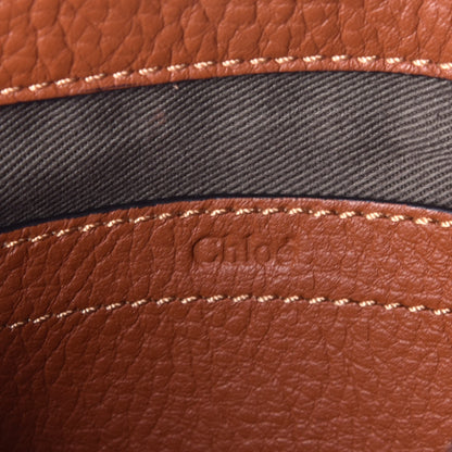 Chloe Calfskin Mini Marcie Round Crossbody Bag Caramel 6 of 8