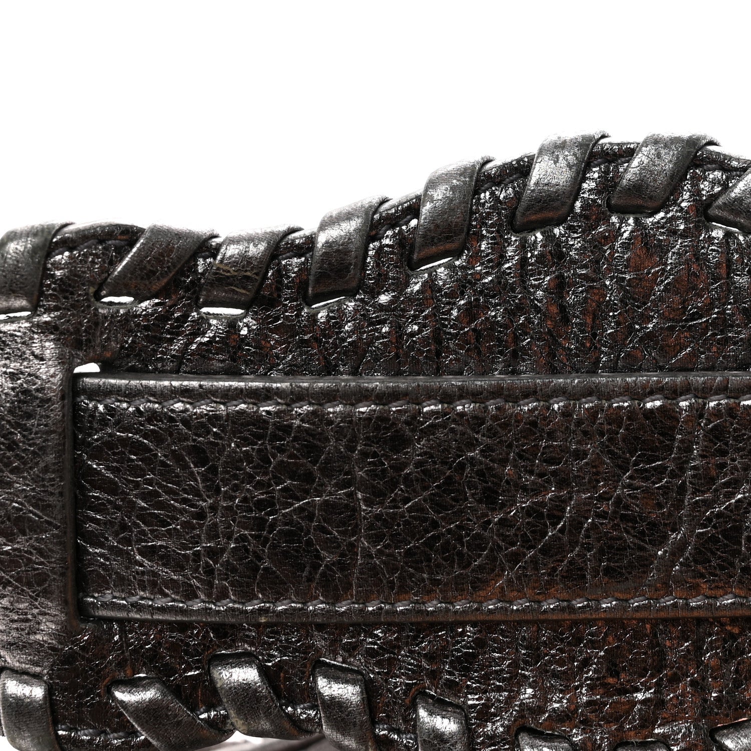 Balenciaga Metallic Agneau Arena Le Cagole Shoulder Bag XS Silver 16 of 16