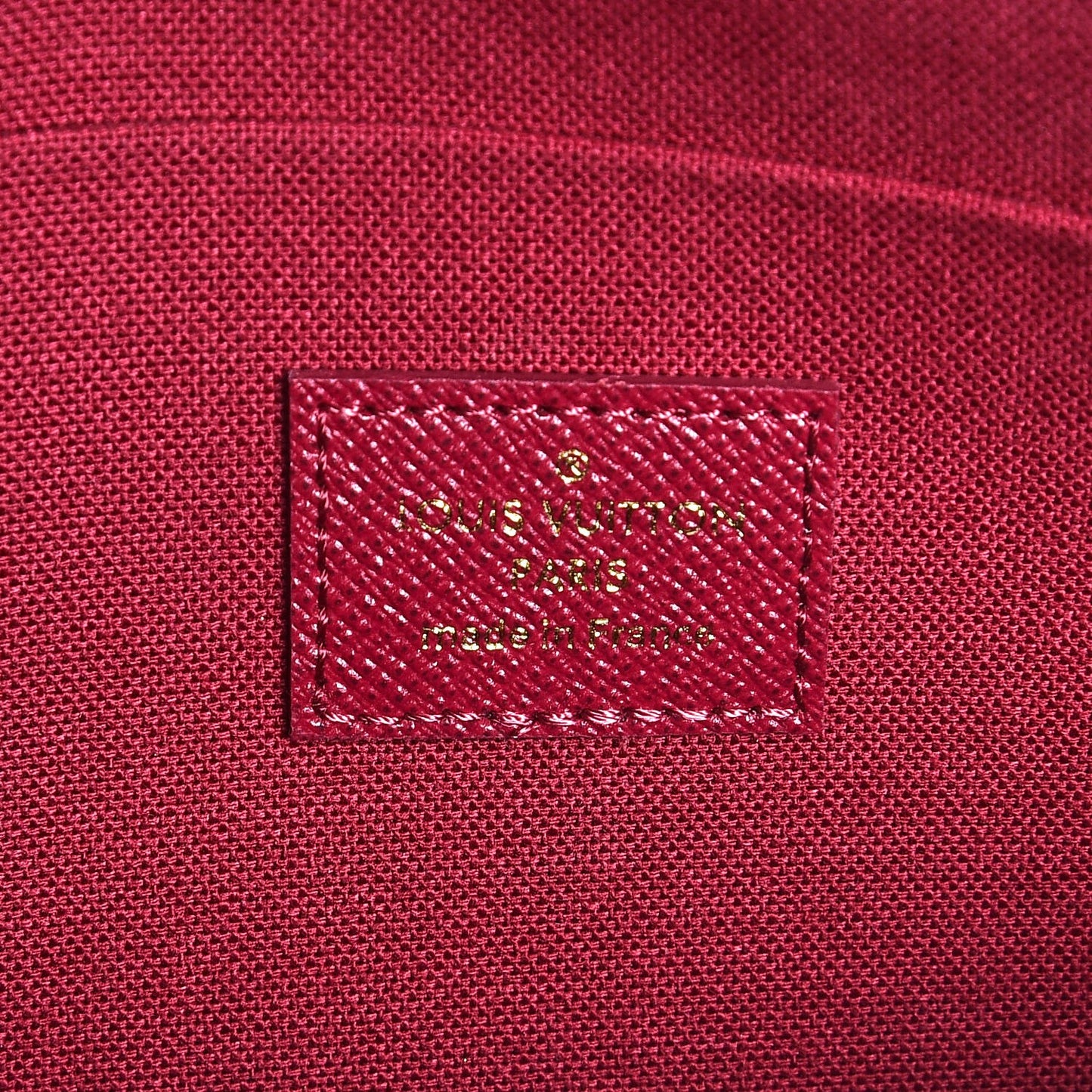 Monogram Pochette Felicie Chain Wallet Fuchsia