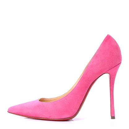 Christian Louboutin Suede Decoltish 100 Pumps 40 Pink 1 of 10