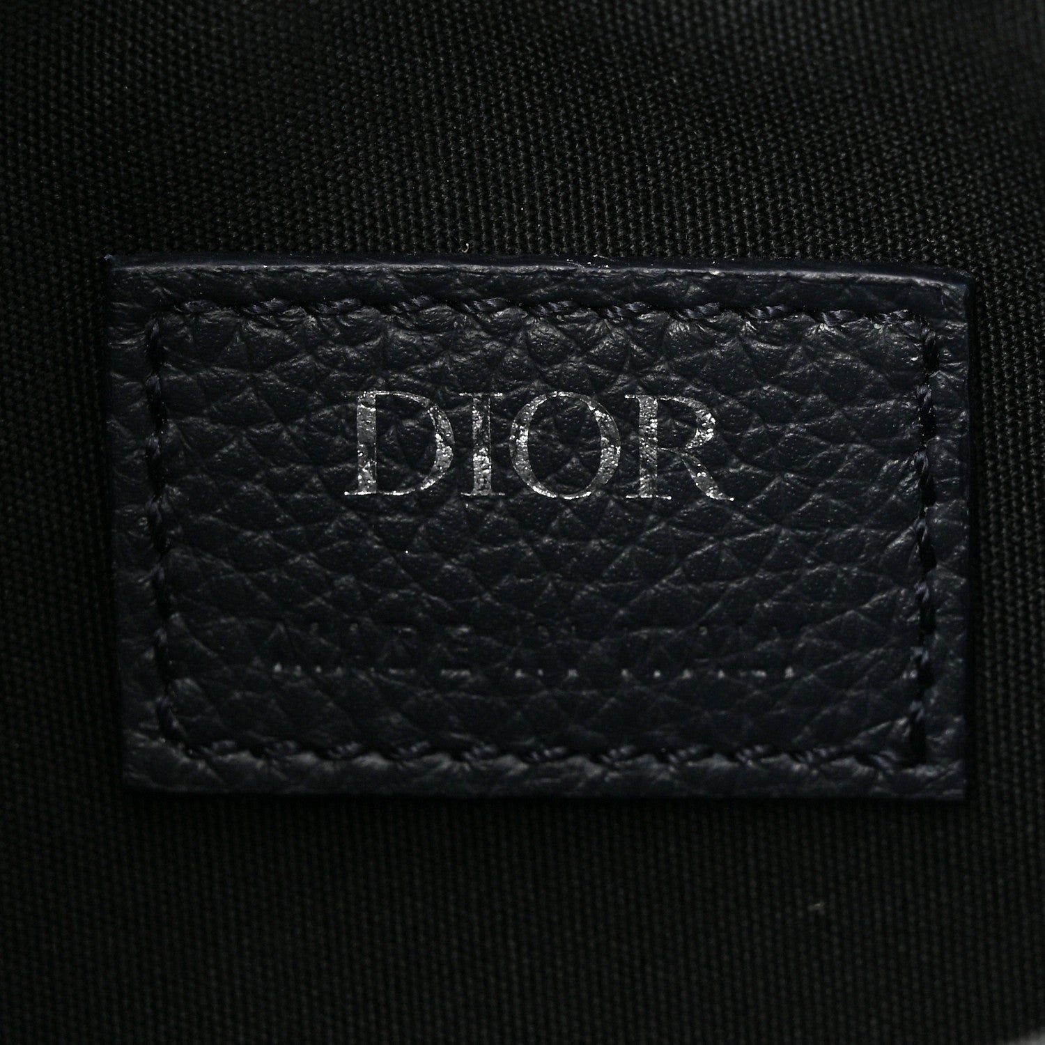 Christian Dior Oblique Saddle Messenger Pouch Black 6 of 12