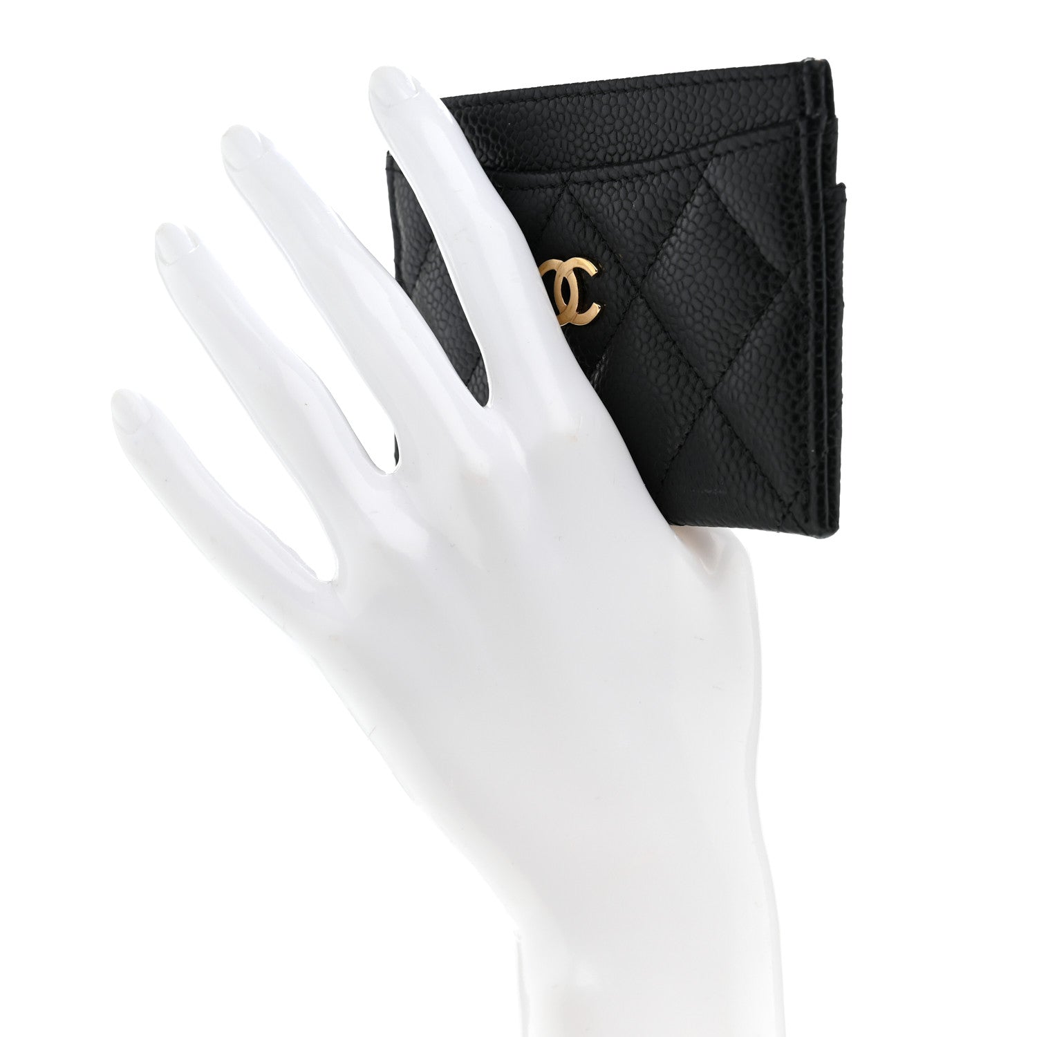 Chanel Caviar Quilted Card Holder Black 2 of 9