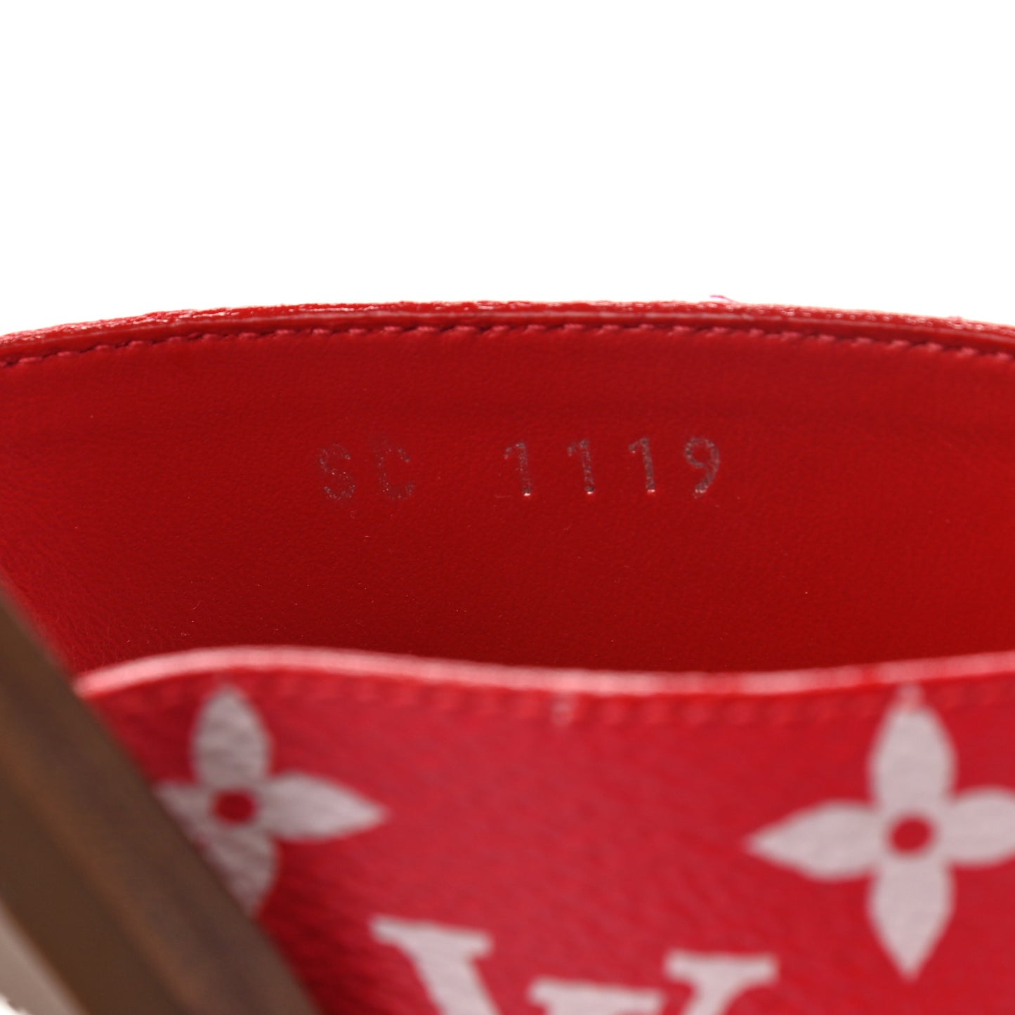 Monogram Escale Palma Sandals 37.5 Rouge