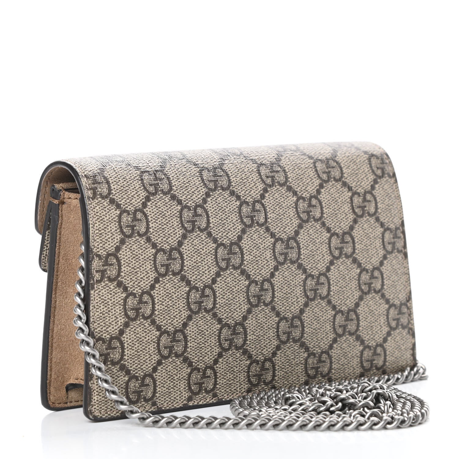 Gucci GG Supreme Monogram Super Mini Dionysus Shoulder Bag Taupe 3 of 10