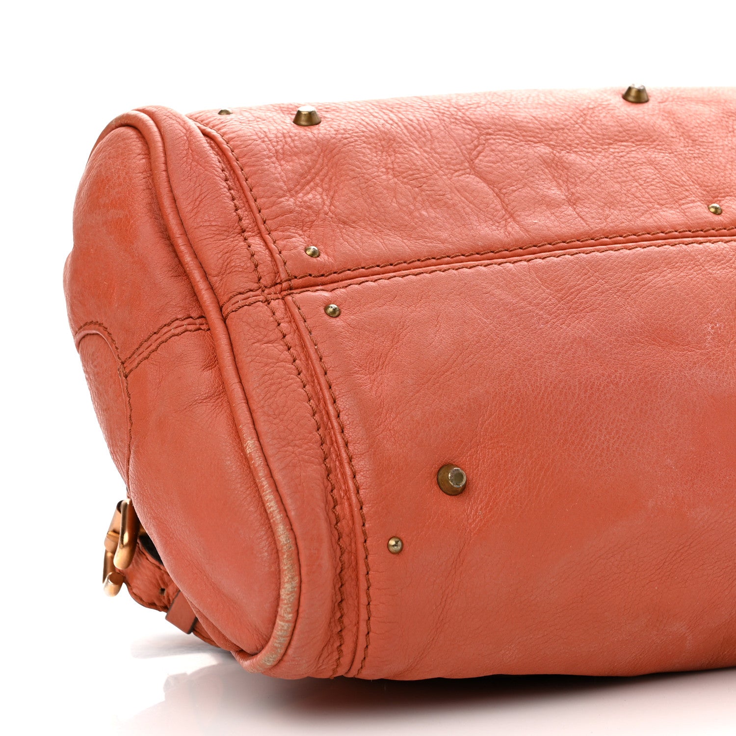 Chloe Calfskin Medium Paddington Satchel Whiskey 8 of 13