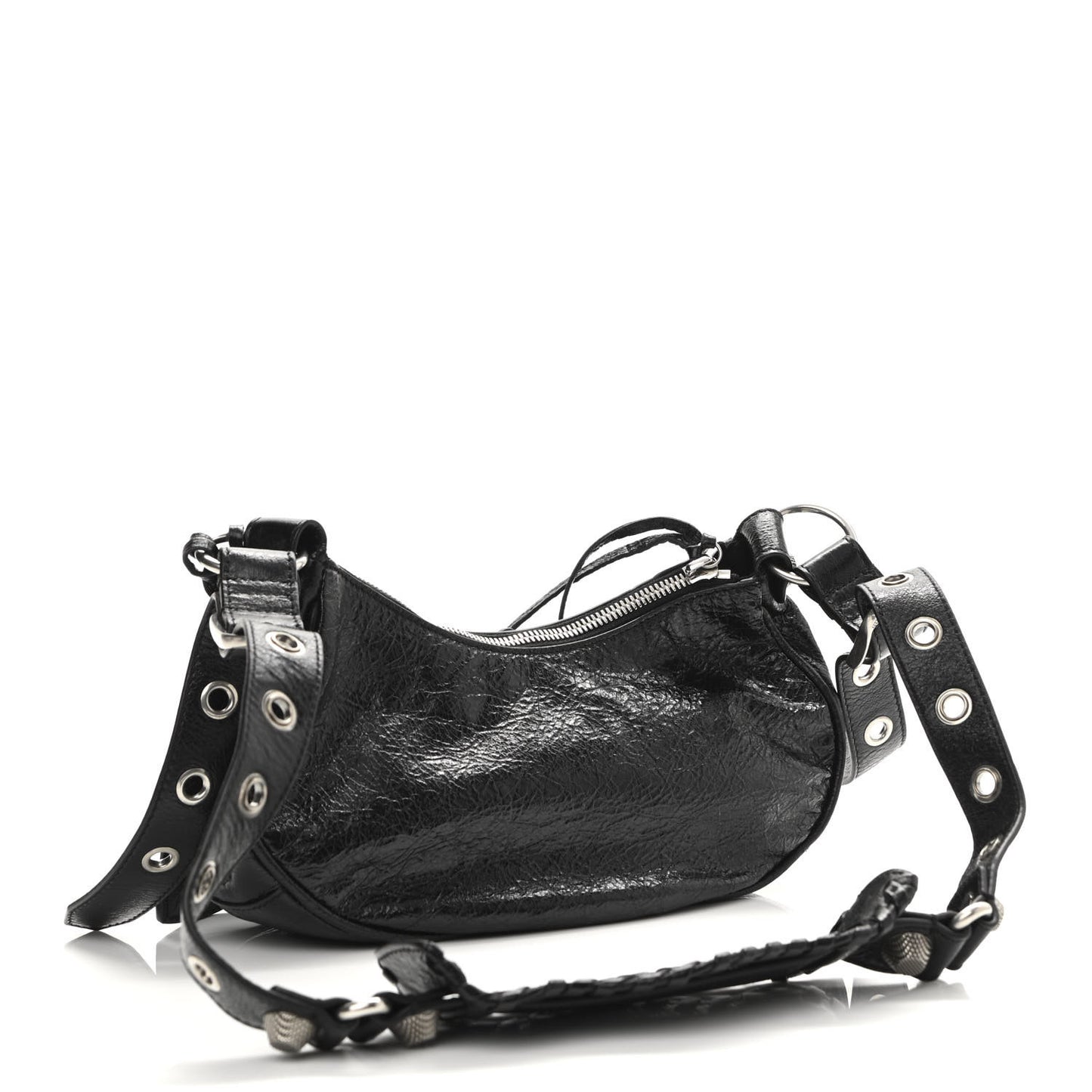Agneau Arena Le Cagole Shoulder Bag XS Black
