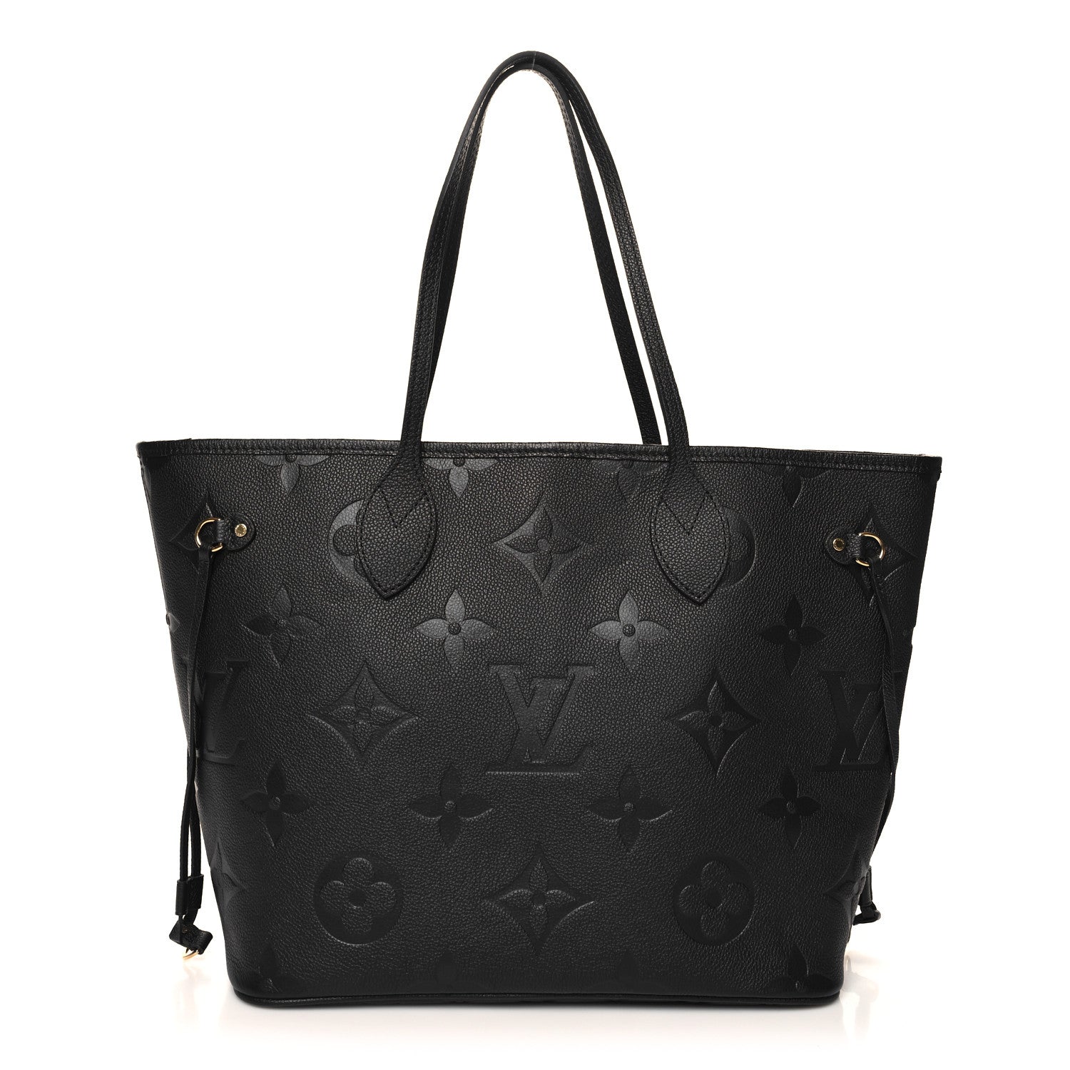 Louis Vuitton Empreinte Monogram Giant Neverfull MM Black 1 of 9