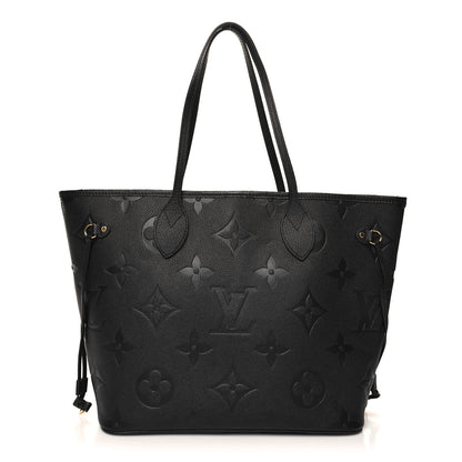 Louis Vuitton Empreinte Monogram Giant Neverfull MM Black 1 of 9
