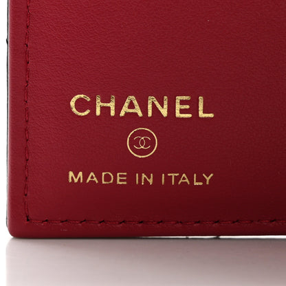Chanel Lambskin Quilted Chanel 19 Passport Holder Black 6 of 10