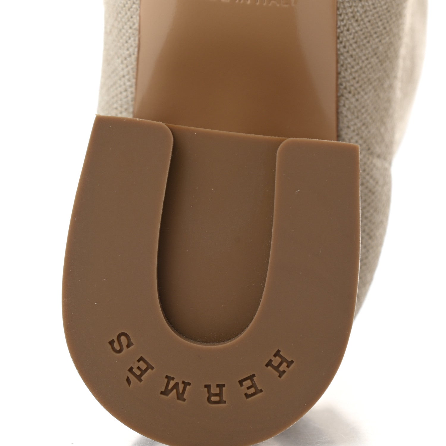 Hermes Knit Calfskin Volver 60 Ankle Boots 37 Nocciola 7 of 10