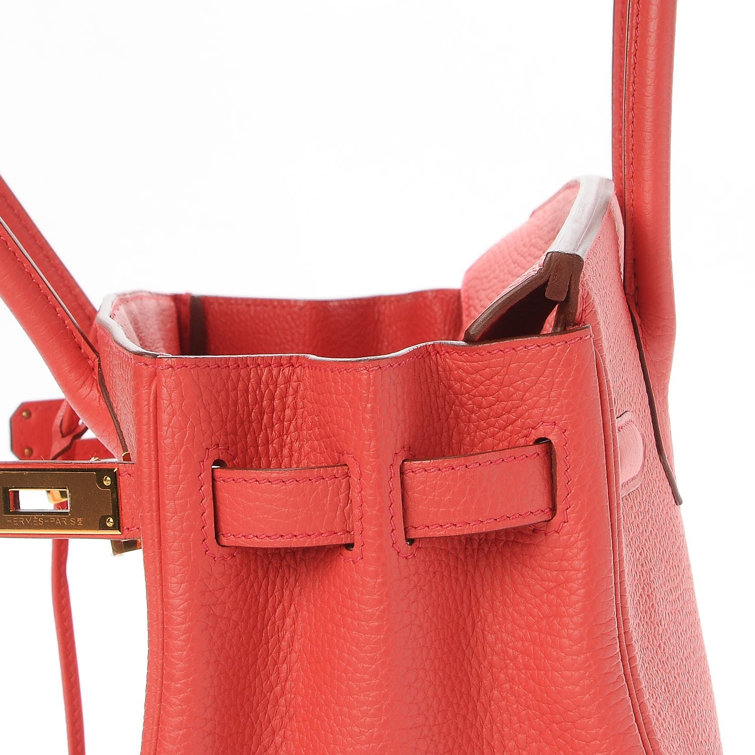 Hermes Taurillon Clemence Birkin 30 Bougainvillea 26 of 31