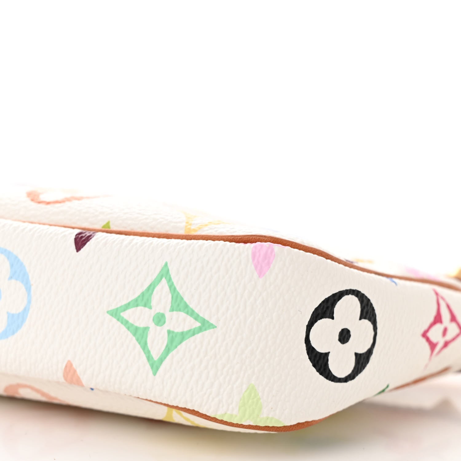 Louis Vuitton Monogram Multicolor Pochette Accessories White 9 of 9