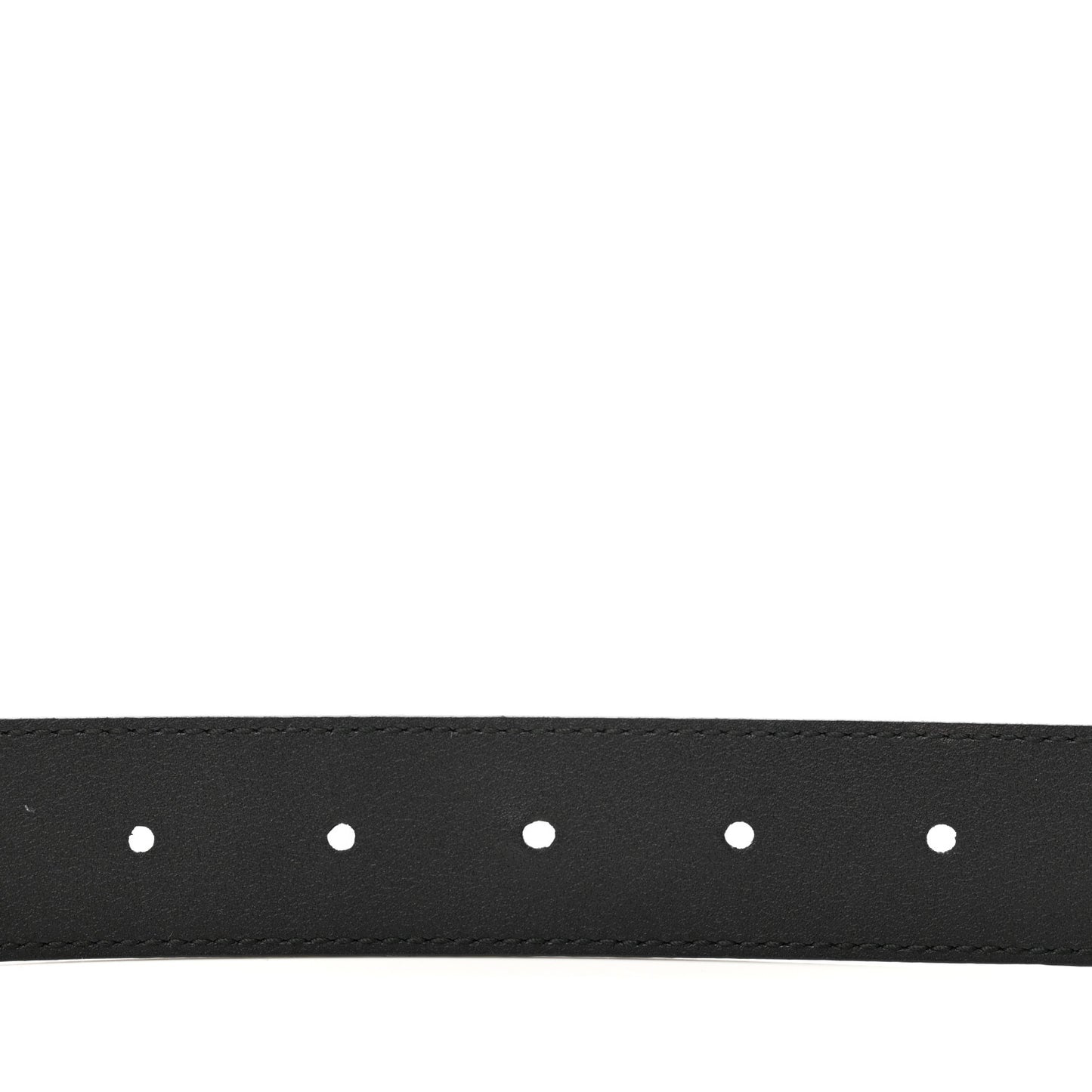 Moon Calfskin Double G 30mm Belt 95 38 Black