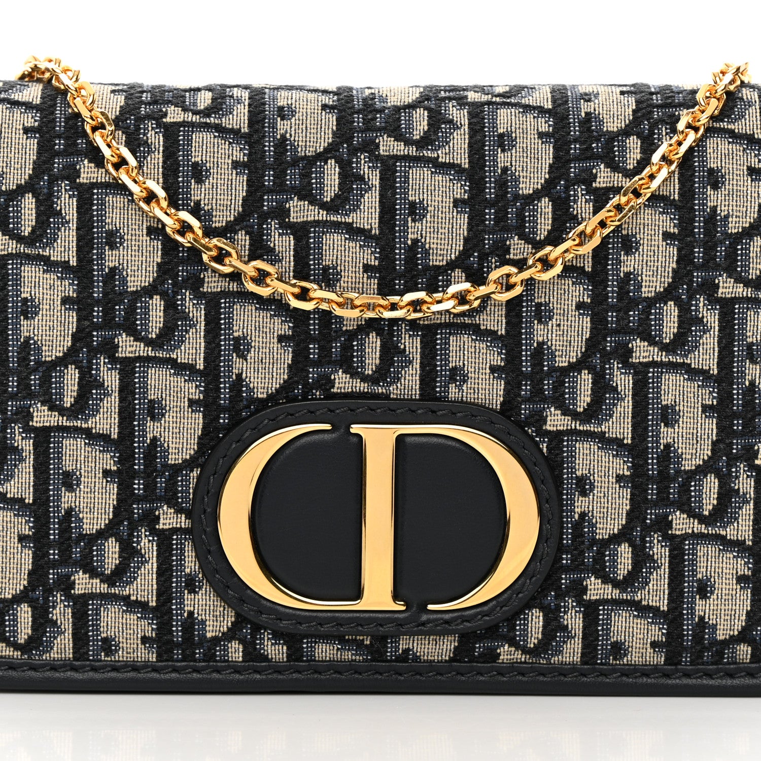 Christian Dior Oblique 30 Montaigne 2-In-1 Pouch Blue 8 of 13