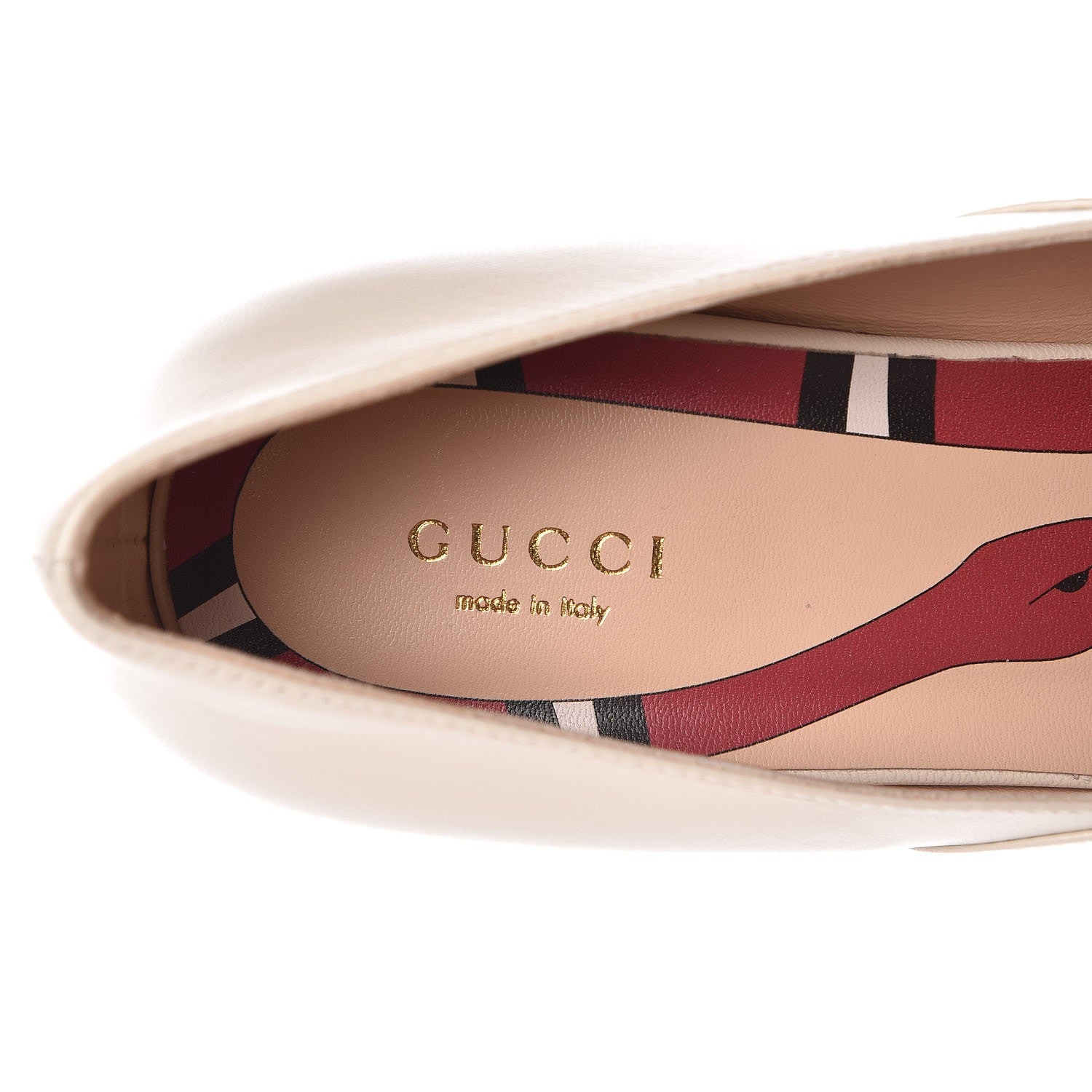 Gucci Malaga Kid Polly Kiltie Fringe Loafer Pumps 39 Mystic White 7 of 9