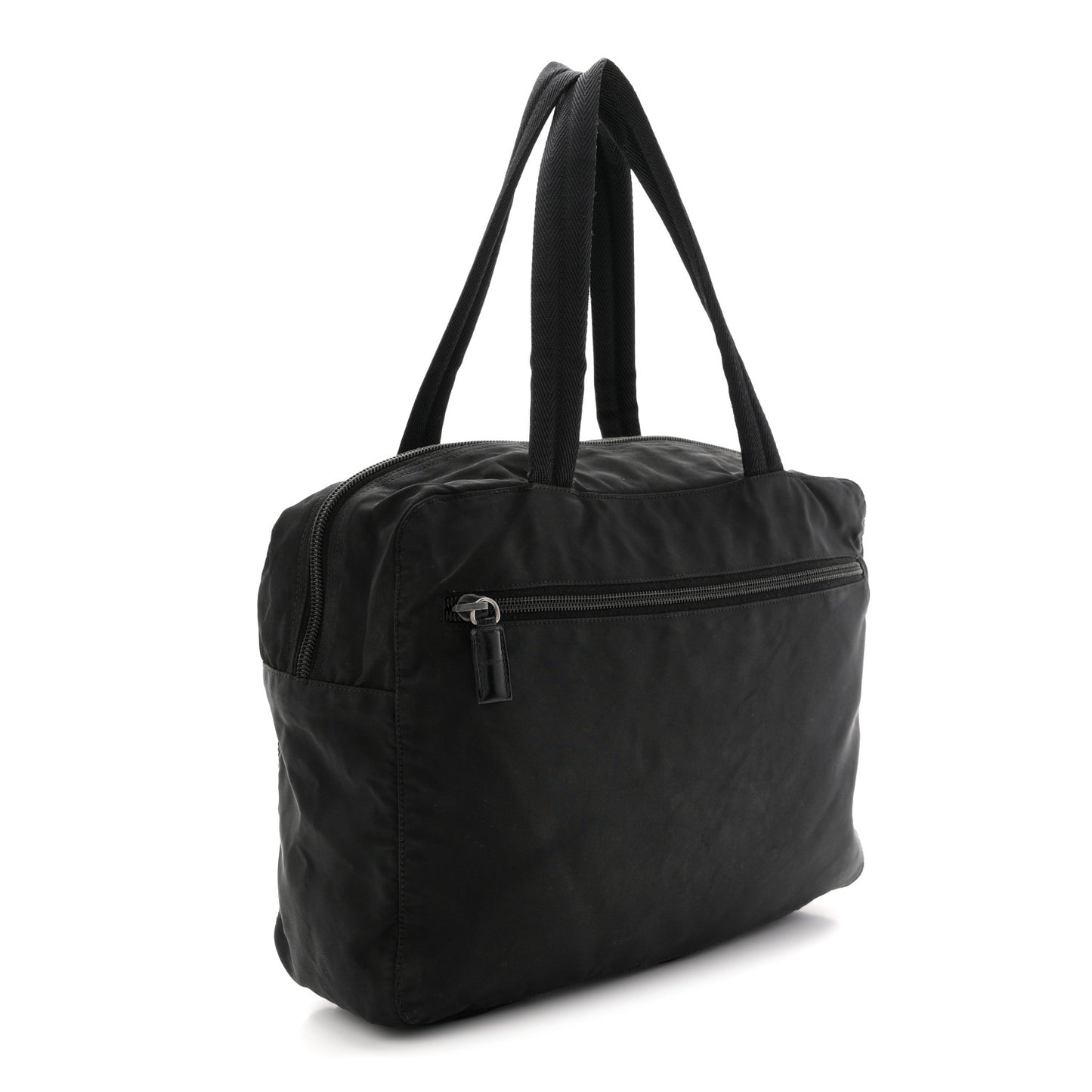 Tessuto Nylon Shoulder Bag  Black