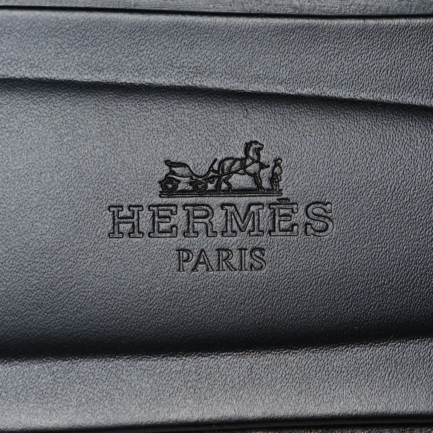 Hermes Box Calfskin Oran Sandals 40 Black 7 of 9