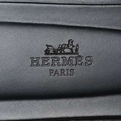 Hermes Box Calfskin Oran Sandals 40 Black 7 of 9