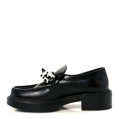 Louis Vuitton x Yayoi Kusama Academy Leather Loafers 38 Black 1 of 10