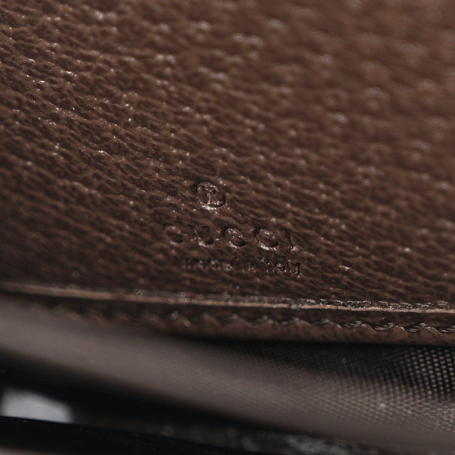Gucci GG Supreme Monogram Web Ophidia Zip Around Wallet Brown 6 of 9