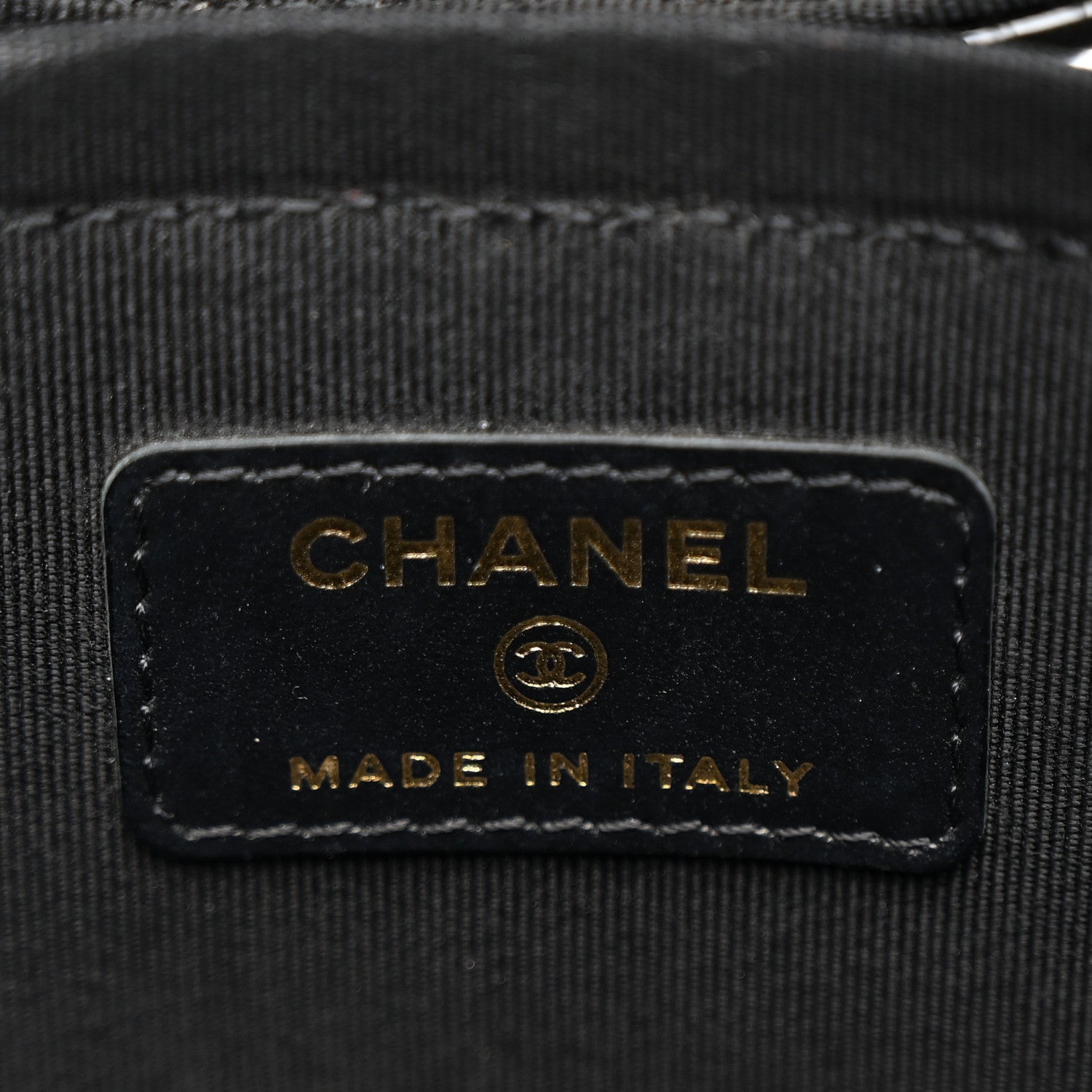 Chanel Patent Quilted Round Clutch With Chain Black 7 of 12