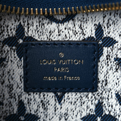 Louis Vuitton Monogram Jacquard Denim Loop Bleu 6 of 9