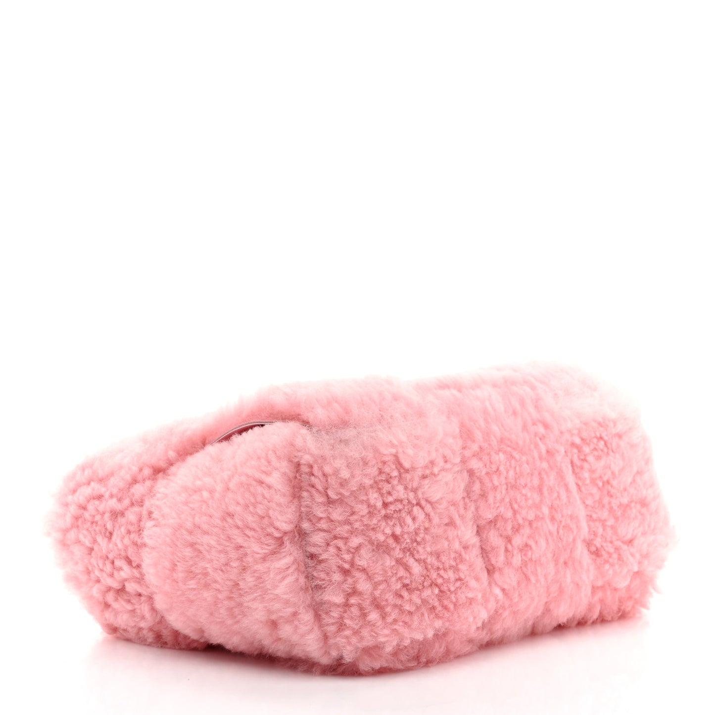 Shearling Small Intrecciato Arco Tote Popsicle