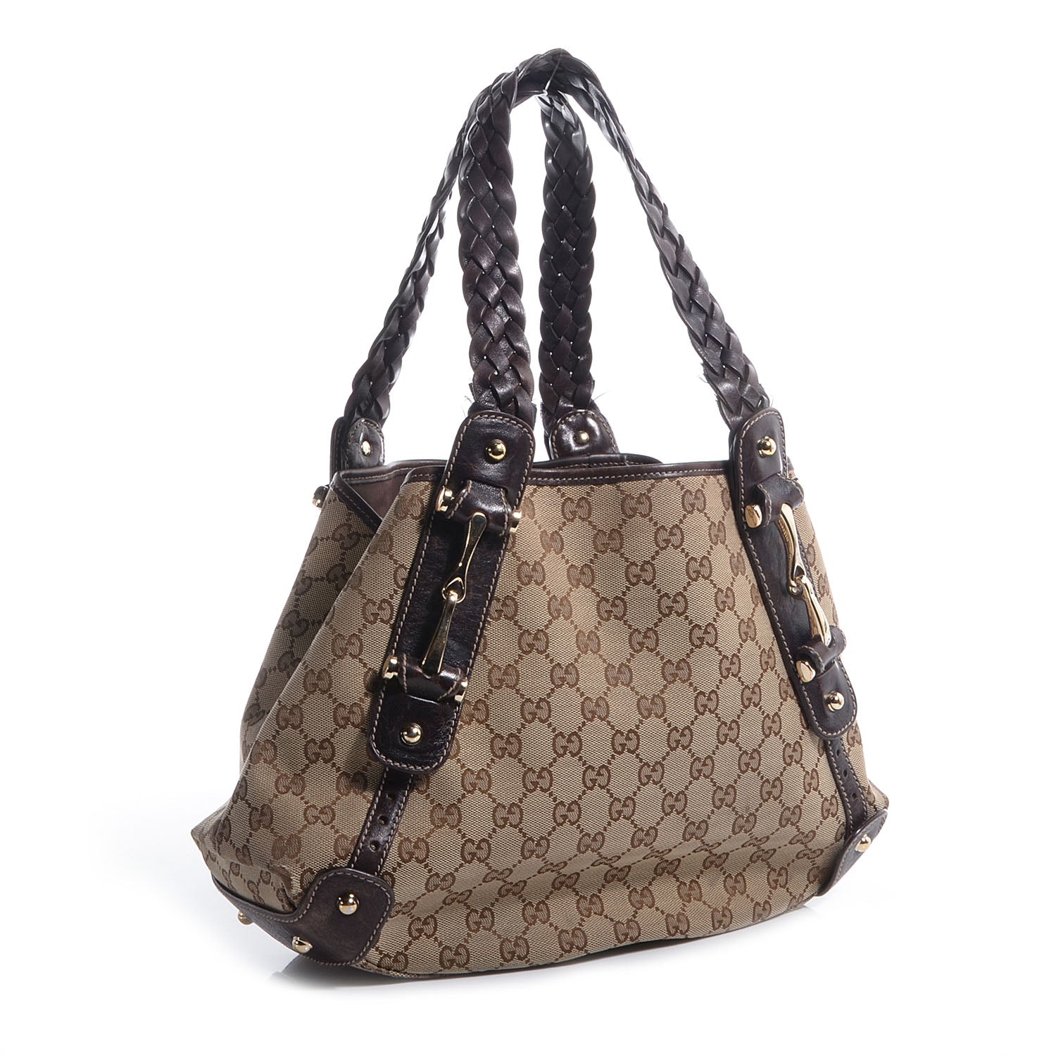 Gucci Monogram Small Pelham Shoulder Bag Brown 3 of 7
