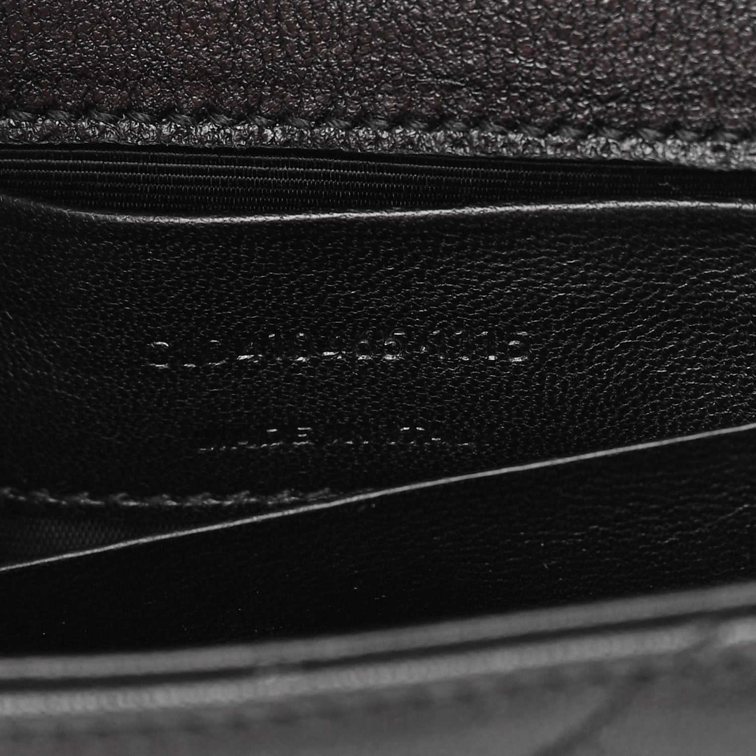 Saint Laurent Sheepskin Matelasse Chevron Monogram Classic Baby Chain Bag Black 7 of 15