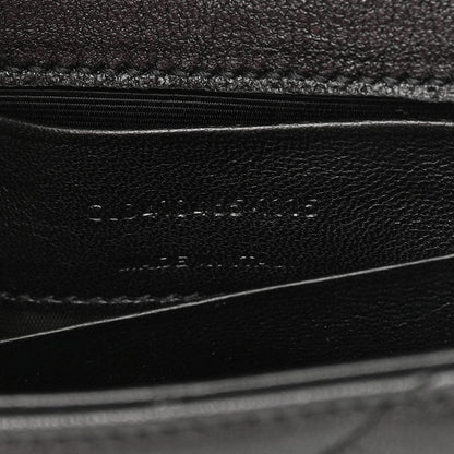 Saint Laurent Sheepskin Matelasse Chevron Monogram Classic Baby Chain Bag Black 7 of 15