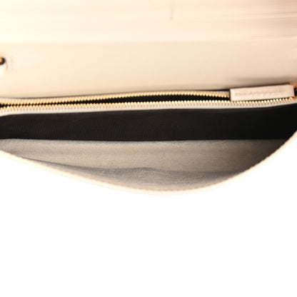 Gucci GG Supreme Monogram Azalea Calfskin Horsebit 1955 Wallet On Chain Beige Ebony Mystic White 5 of 12