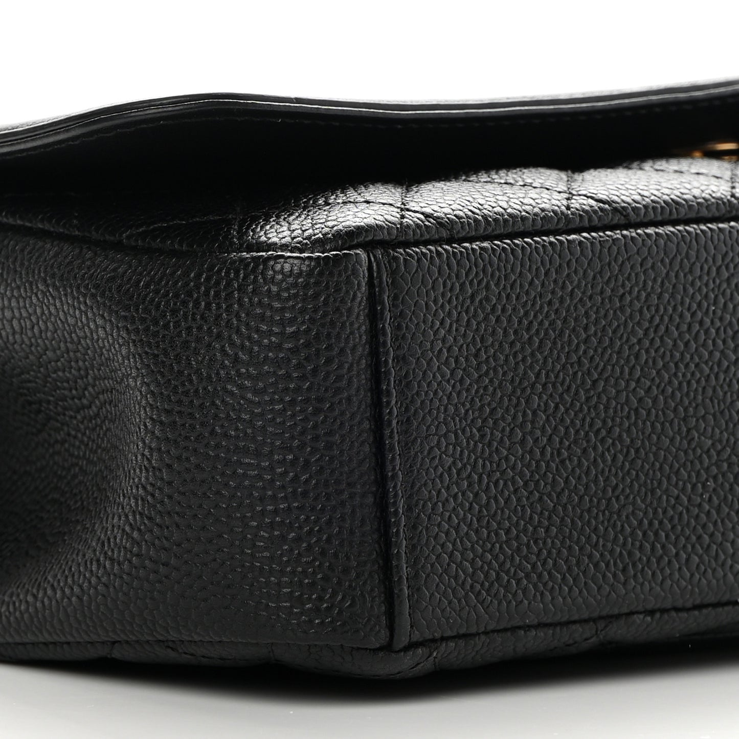 Caviar Quilted Medium CC Filigree Flap Black