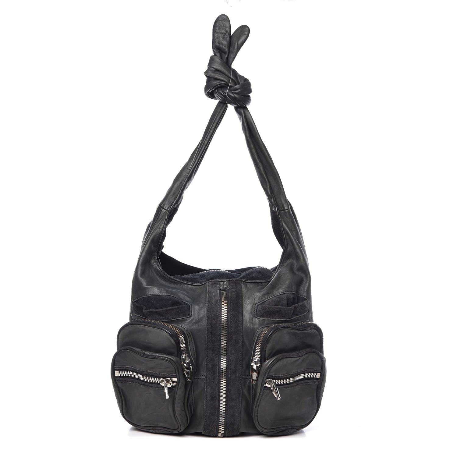 Alexander Wang Lambskin Donna Hobo Grey 1 of 11