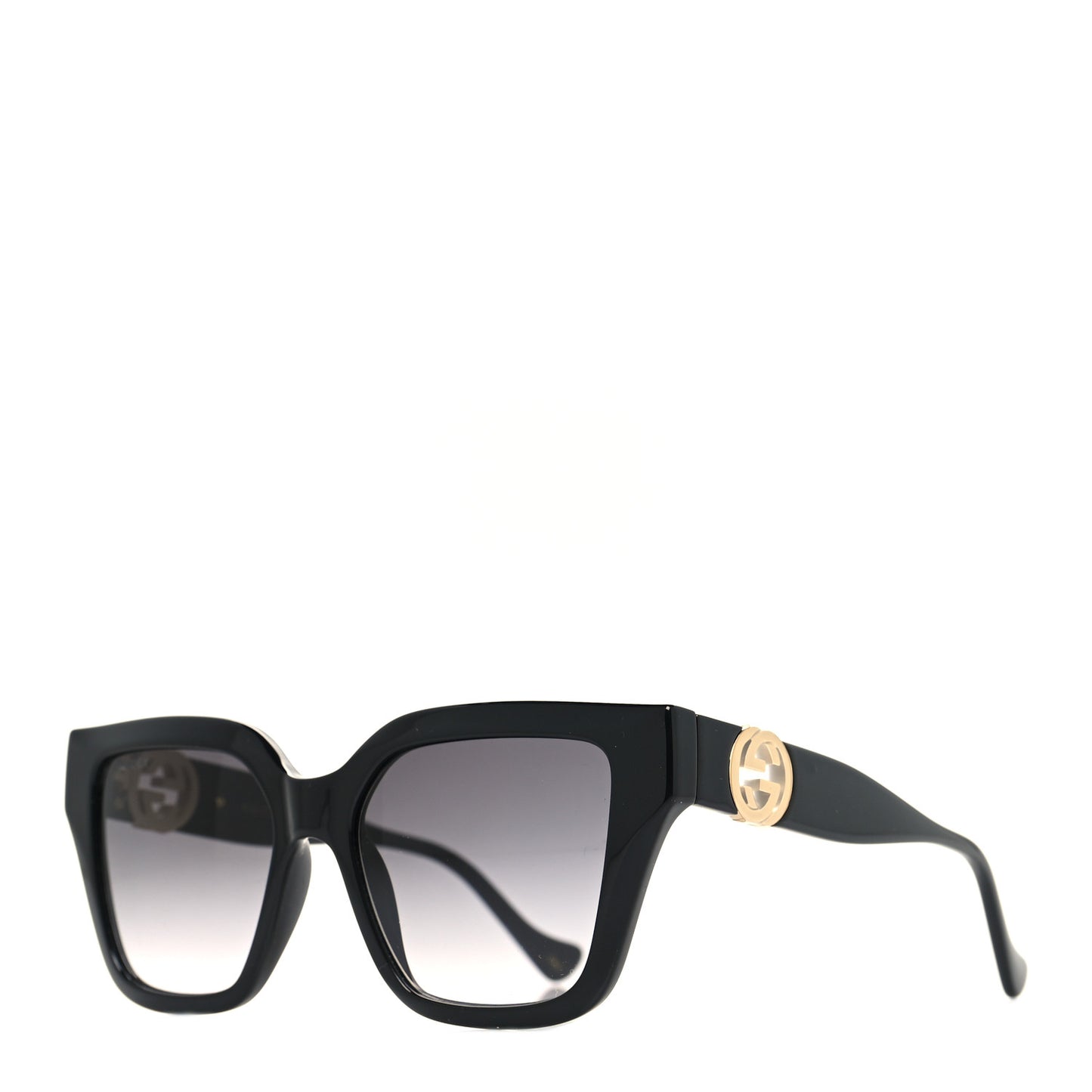Acetate Square Frame Sunglasses GG1023S Black
